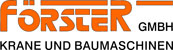 Förster GmbH Krane & Baumaschinen